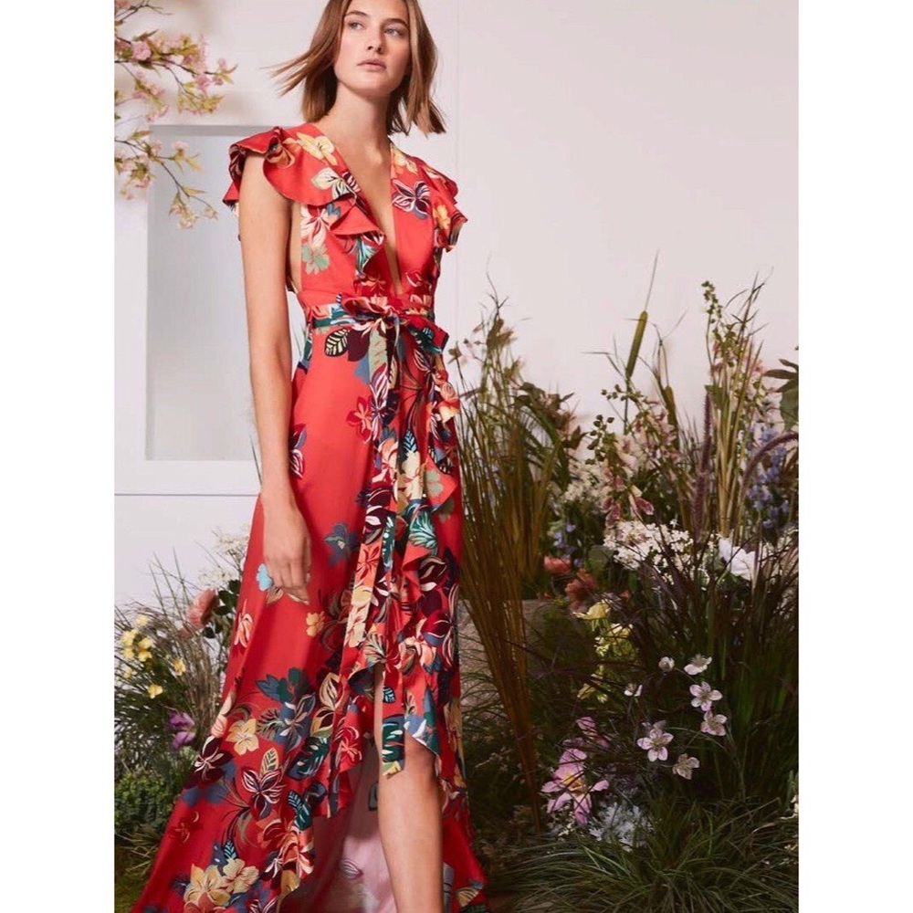 Alexis Janna Dress in Calipso Red NEVER WORN